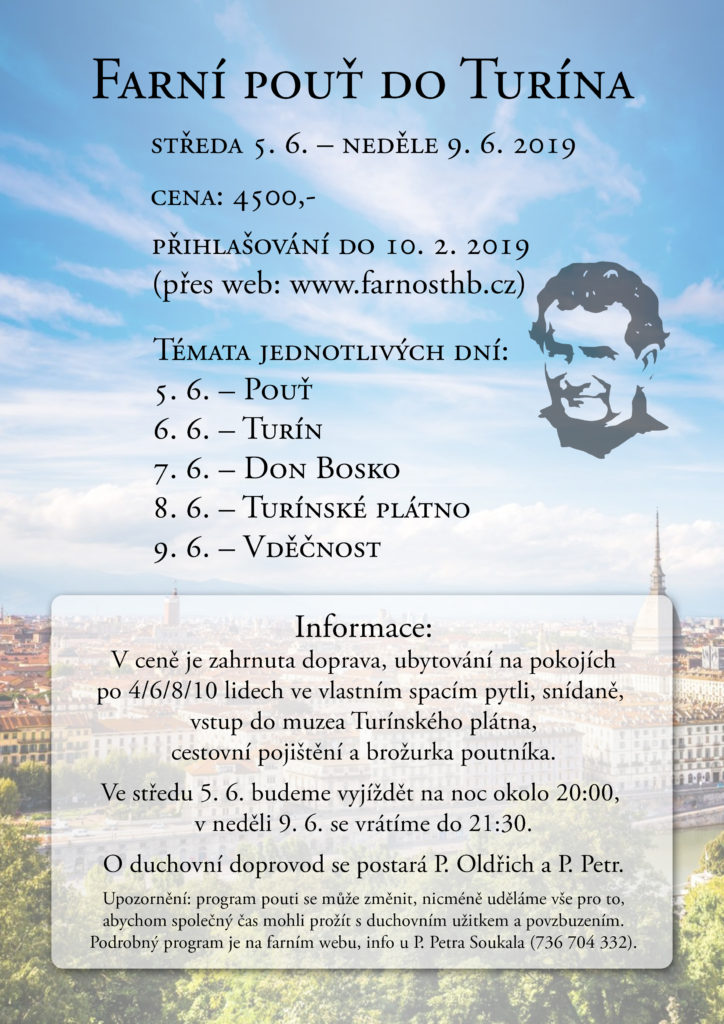 Farní pouť do Turína