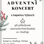 Adventní koncert v kostele Sv. Ondřeje v Pohledu 16.12.2022