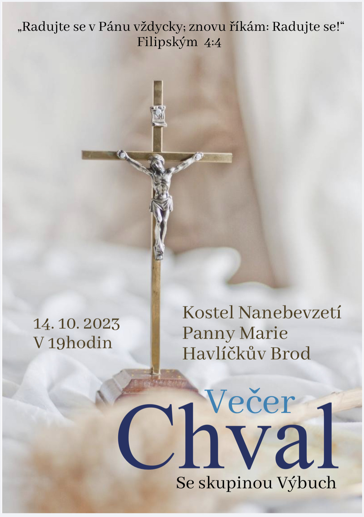 Večer chval 14.10.2023 v 19,00